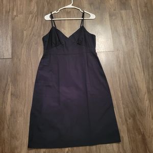 Black spaghetti strap dress